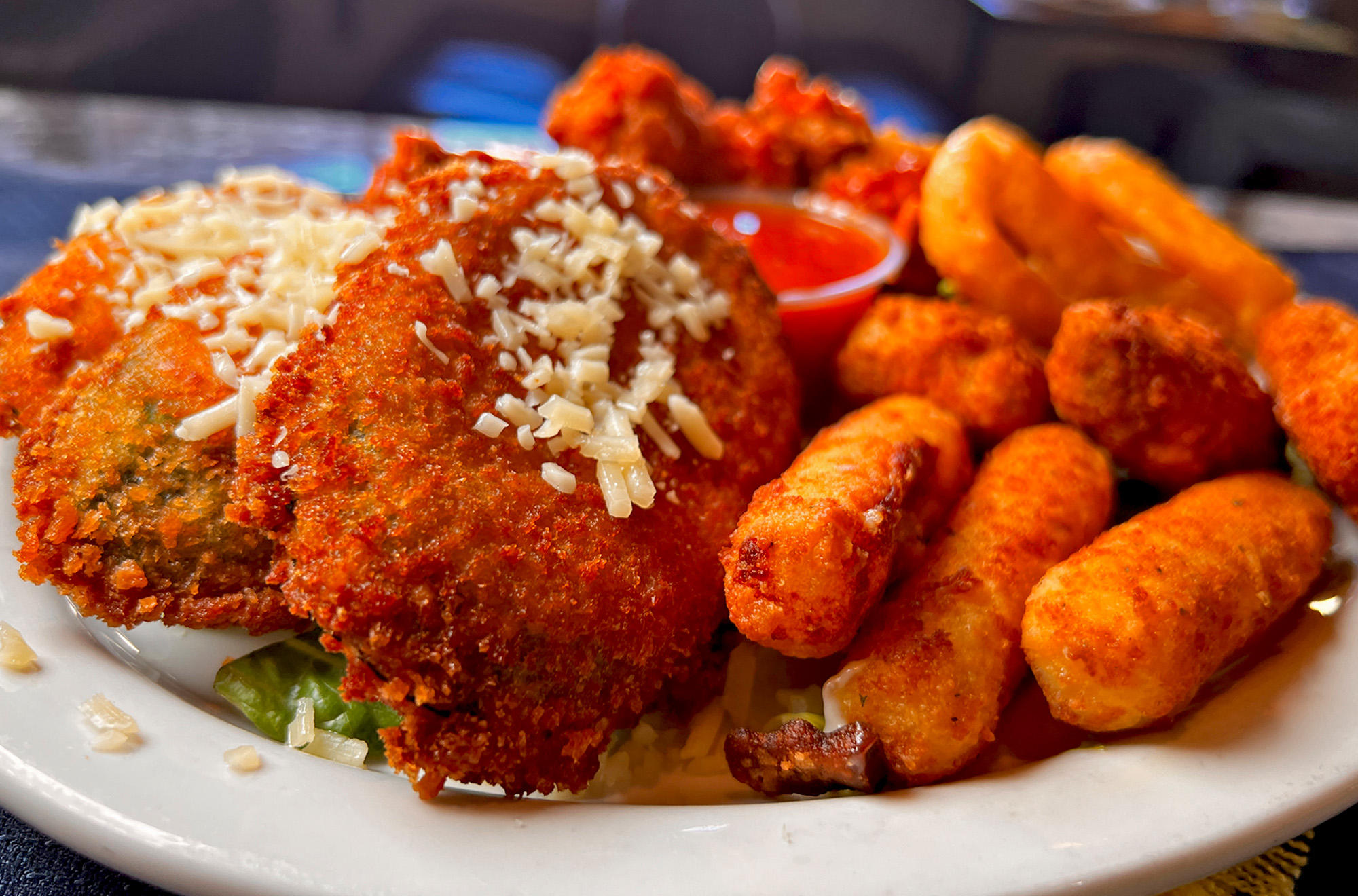 Crispy Combo Platter at Capitola Diner