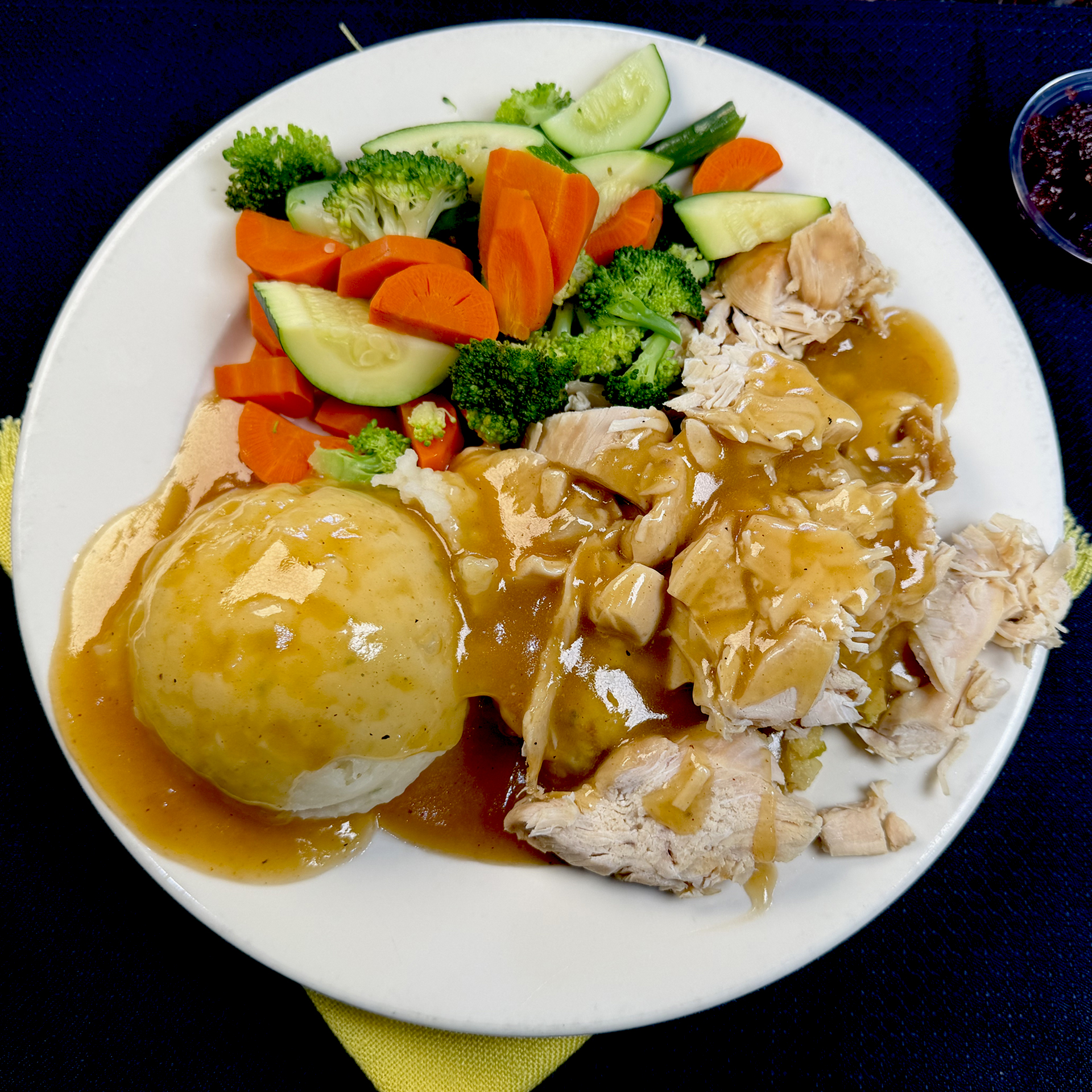 Thanksgiving Turkey Dinner Plate at Capitola Diner